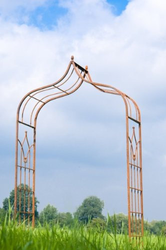 KUHEIGA Rosenbogen Hamburg, Breite: ca. 160 cm, Rost - edel und stabil