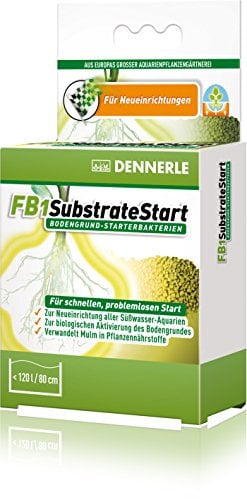 Dennerle 4481 FB1 SubstrateStart Bodengrund Starter-Bakterien für Aquarienpflanzen, 50g