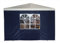 DEGAMO Seitenteil für Pavillon 3x3 Meter mit Fenster, blau