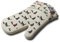 Zeal Silicone Heavy Duty Single Oven Mitt Glove, Cream/Cat Design (29 cm Long)