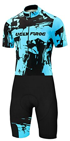 UGLY FROG Radsport Skinsuit 2025 Bike Wear Sommer/Herbst Herren Radanzüge Kurzarm Fahrrad Trikots & Shirts Set Schnelltrocknend Triathlon Bekleidung