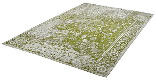 Obsession Teppiche, 43% Polyacryl, 42% Baumwolle, 15% Polyester, Grün, 77 x 150 cm