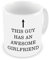 GrassVillage Funny Mug – This Guy Has an Awesome Girlfriend – Gift for Boyfriend, Husband from Her – Valentine’s Day, Birthday, Christmas, Anniversary – 11oz White Ceramic Coffee Cup