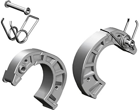 Layher Fahrgerüst Finger 42 mm Paar grau - Fahrgerüstersatzteil mit Federn und Nieten
