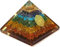 Harmonisieren Sie Ihre Energiezentren: 7 Chakra-Orgonit-Pyramide mit Blume des Lebens