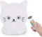 Tekemai Nachtlicht, Nachttischlampe für Kinder, Babyzimmerlampe zum Stillen, sicher, bruchfest, einstellbare Helligkeit & Farbe, Touch-Steuerung + Fernbedienung, Kindergeschenk - Katze
