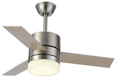 Ventola silenziosa a soffitto 36 pollici Nordic Ceiling Fan luce reversibile ventilatore a tre colori Inverter silenzioso ventilatore a soffitto con la luce e la funzione di controllo a distanza della