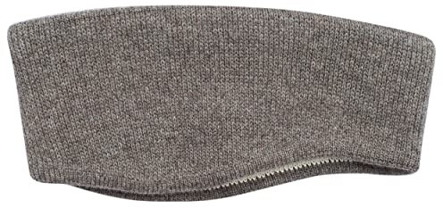 FosterNatur, Merino Stirnband mit Ohr, 100% Wolle (Baumwollfutter) (Elk)