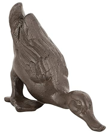 Cast Iron Doorstop - Heavy 1.85kg Duck Decorative Floor Door Stop Mothers Day Garden Gift Idea