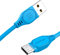 N NEWTOP Cavo CU22 Caricabatterie 2.4A Micro USB Universale Carica Rapida Trasmissione Dati Compatibile con Smartphone Samsung/Huawei/Xiaomi/Realme/Oppo/Vivo (100 cm, Azzurro)