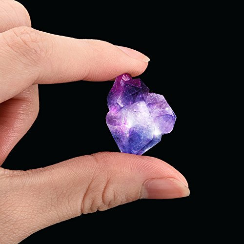 Purple Crystal schmücken Ihr Haus Hausfrau Minerals Adventskalender (Purple, One Size)