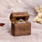 KEMEILA Premium Flip Holz Ring Box Gravur Antrag Verlobung Ring Box Ehering Träger Benutzerdefinierte Ringhalter