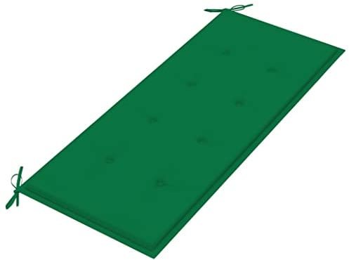 WIFESE Gartenbank-Auflage Grün 120x50x3 cm Sitzkissen Bank Bankauflage Kissen Outdoor Bierbankauflagen Sitzpolster Bank Sitzauflagen FüR BäNke Bankkissen Eckbank Auflagen