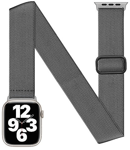 Banda para el tobillo/brazo compatible con Apple Watch Band 49 mm para mujeres y hombres, correa elástica ajustable para iWatch Serie 9 8 7 6 5 4 3 2 1 SE