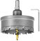 SALI Lochsäge Hartmetall-Bohrer TCT-Metall Lochsäge Bohrer TCT-Bohrer-Lochsägen mit Titanbeschichteter Zentrierbohrer Ideal für Löchern in Edelstahl, Eisen, Legierung, Holz, Kunststoff (Ø 80 mm)
