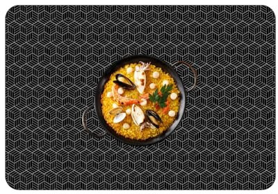 Preshwous Große Induktionskochfeld-Schutzmatte, 76 x 50 x 0,02 cm, Induktionsherdabdeckung, schneidbar, kratzfest, leicht zu reinigen (nicht für alle Herde, nur für Induktionsherde)