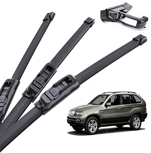 Scheibenwischerblätter-Set, für BMW X5 E53 Scheibenwischer vorne und hinten 2000 2001 2002 2003 2004 2005 2006