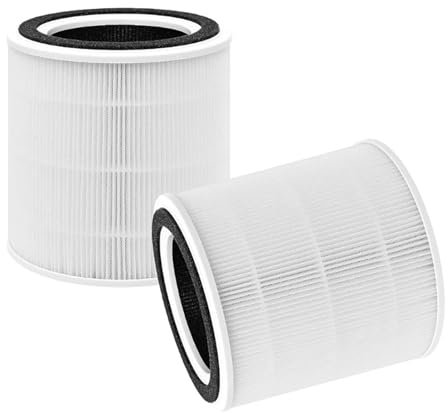 Geeignet, Kompatibel For TaoTronics, TT-AP005 Luftreiniger Hohe Effizienz AktivkohleHepa-Filter Ersatz Zubehör 20CC