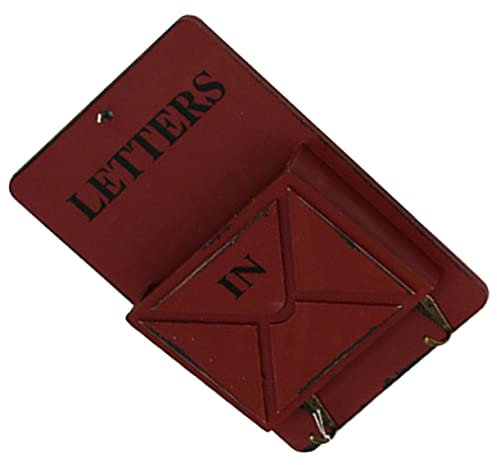 PRETYZOOM Briefkasten Aus Briefständer Wandmontage Postsortierer Aufbewahrungsbox Schlüsselhaken Für Wand Brief Und Schlüsselhalter Briefhalter-wandhalterung Wandbriefhalter Mit Haken