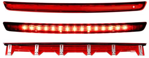 HZ-DESIGN Bremslicht 3. Bremsleuchte für Heckklappe Rot LED kompatibel mit Kamiq Kodiaq Rapid Scala