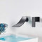 Chrom Wasserfall Waschtischarmaturen Wandmontage Wasserfall Wasserhahn Einhebelmischer Bad Wasserfall Waschtischarmatur