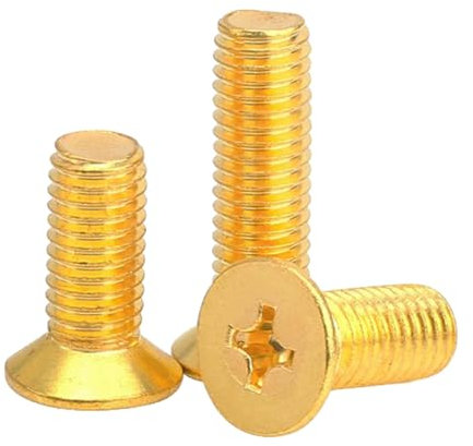 Messing-Phillips-Senkkopfschrauben M2-M12, M4x8mm (20 Stück)