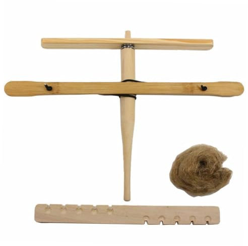 SUPVOX Portable Fire for Camping Drill Wood Fire Making Tool for Survival Training and Hiking