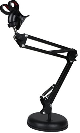 FONDOTIN Faltbarer Telefonhalter Desktop-ständerhalterungen Lazy-handyhalter Zum Aufzeichnen Von Live-Video-bloggern Aus Metall Und Kunststoff Klappbarer Armständer Mit Verstellbarem Und
