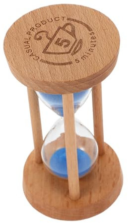 PHENOFICE Minuten Sanduhr Timer Holz Kinderzahnbürste Sandglass Sanduhr Für Badezimmer Schreibtisch Dekoration Sicher Kreativ Spielerisch Zeitanzeige Tägliche Nutzung