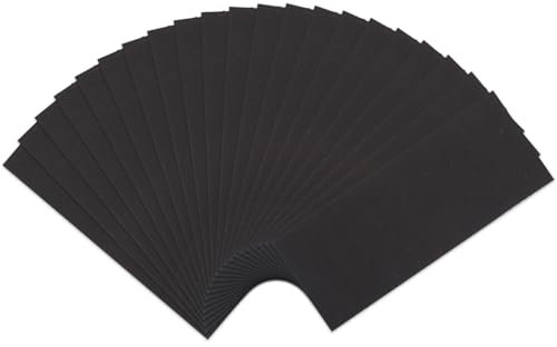 HJZHII 21 Stück 800 Schleifpapier Set, Nass/Trocken 23 x 9,3 cm Nassschleifpapier Trocken Schleifpapier Fein Sandpapier Schmirgelpapier Nassschleifpapier für Holz Metall Auto Glas Lack Wände(800)