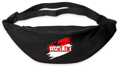 Die Macht Aus Berlin Rot-Weiß Fußball Fan Gürteltasche