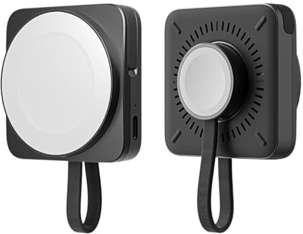 RoRoSkin Caricatore wireless 3 in1 con Qi2 certificazione da 15W, stazione di ricarica per Pieghevole Inductive Wireless Charger, Compatibile con Apple Watch 10/9/8/7, iPhone 16/15, AirPods Pro 4/3/2