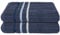 Uncover by Schiesser Duschtuch Ohio im 2er Set | 100 % Baumwolle | Oeko-TEX® Standard 100 & Made IN Green Zertifiziert | weich, saugstark, schnelltrocknend | 70x140cm | Dunkelblau