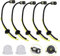 XEBRAD 15 Pcs Strimmer Fuel Pipe Fitting Kit, Universal Grass Trimmer Fuel Line with Fuel Primer Bulb and Fuel Tank Seal Grommet, for Brush Cutter Trimmer Mower Hedge Trimmer Carburettor Fuel Hose(BLA