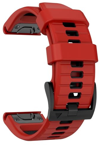 YUXUAN 22mm weiches Silikon-Uhrenarmband passt für Garmin Fenix 8 47mm / epix Pro 47mm, Fenix 7/6/5; QuickFit 22mm-Uhrenarmband passt für Garmin D2 Delta/Descent G1