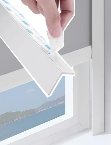 EBZFASO Light Blockers Side Tracks, PVC Light Blocking Strip For Window Blinds And Curtains(65cm/25.6in)