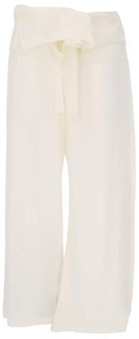 Fischerhose aus Viskose, Fisherman Pants, Wickelhose, Unisex, dunkelrot | Bequeme Wickelhose, Taillenumfang 80-120 cm, weit geschnitten, ideal für Yoga und Entspannung.