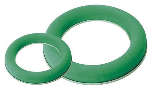 mosy Steckschaum -Kranz 30 cm, 2 Stück, m. Plastikunterl., Steckmasse, Ring, frische Blumen-Gestecke, Frischblumen, Tisch-Deko