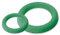 mosy Steckschaum -Kranz 30 cm, 2 Stück, m. Plastikunterl., Steckmasse, Ring, frische Blumen-Gestecke, Frischblumen, Tisch-Deko