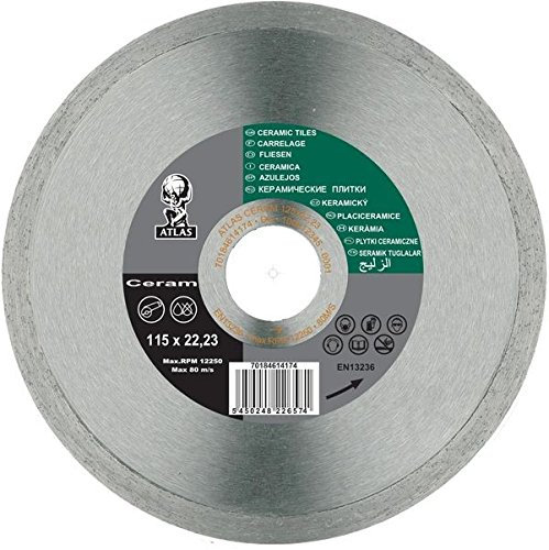 Norton - Disco da taglio per piastrelle, 115 x 22,2 mm