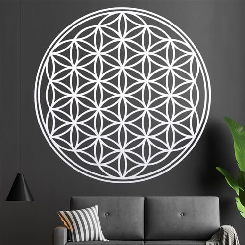 Blume des Lebens - Baum Wandtattoo in 6 Größen - Wandaufkleber Wall Sticker - Dekoration, Küche, Wohnzimmer, Schlafzimmer, Badezimmer