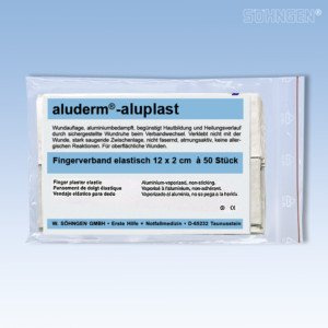 aluderm®-aluplast elastisch Fingerverband 12 x 2 cm 50 Stück