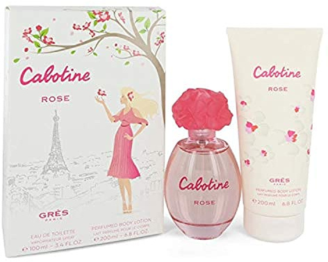 Gres Parfum Cabotine Rose Duo 200ml Body Lotion and EDT for Women Gift Set 100 ml