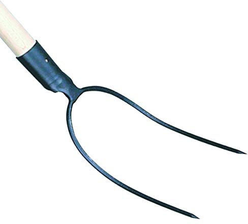 Outils Perrin Fourche à Balle à Douille sans Manche, 2 Dents, 21cm Largeur