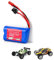 Wltoys Batterie LiPo 6,4 V 750 mAh avec connecteur JST pour véhicules radiocommandés de WLToys et autres Vortex A949, A959, A969, A979, K929, Monster truck, Buggy, Truggy, Crawler
