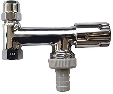 Waschgeräte Kombiventile Eckventile Schrägsitzventile (Doppeleckventil Comfortgriff 3/8x10 mmx3/4x53mm)