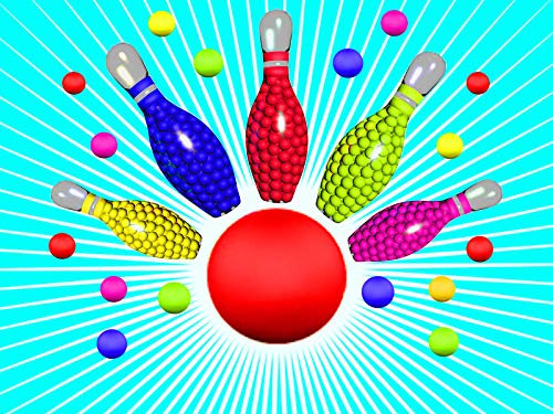 Lernen Sie Farben mit Bowling