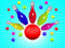 Lernen Sie Farben mit Bowling