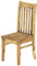 2X Esszimmerstuhl Classico Pinie geflammt - Holzstuhl Klassik Pinie Massivholz Echtholz - Variante & Farbe wählbar - Stuhl Holz Wohnzimmerstuhl Lehnenstuhl Lehne Küchenstuhl Brasilmöbel