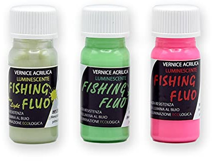 NAMAKA Vernice acrilica luminescente per totanare e artificiali ad alta fluorescenza. Vernice super luminosa, vernice luminosa notturna.